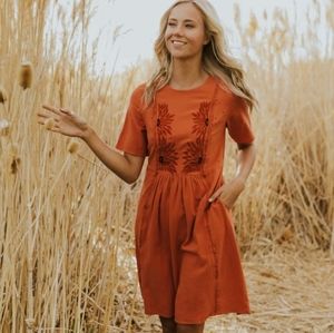 ROOLEE Maddy Sunflower Dress